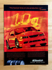 2002 Original Print Ad BF Goodrich Ford Mustang Cobra R The Fastest Tires On Any