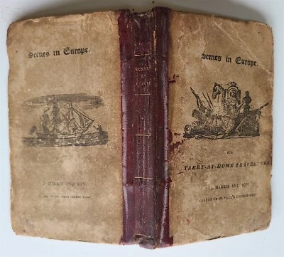 1823 SCENES in EUROPE antique illustrated CHILDRENS BOOK - Image 1 of 4