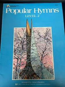 Popular Hymns Level 2 1987 Paperback James Bastien - Picture 1 of 8