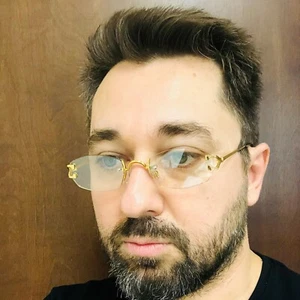 Modische Sonnenbrille Herrengläser Migos Neu Gold Durchsichtige Gläser Herren - Bild 1 von 6