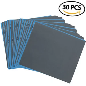 30 PIEZAS Hojas de Lijado 9x11 pulgadas Papel de Lija Seco Húmedo 1500 Grano Lijadora Papel Impermeable - Imagen 1 de 11