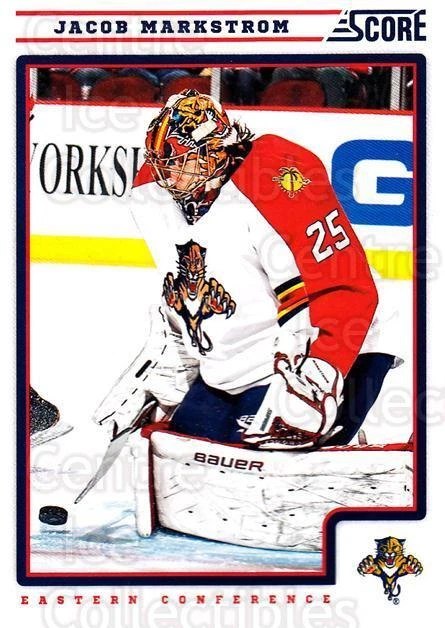 2012-13 Score #213 Jacob Markstrom - Image 1 of 1