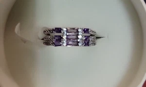 Bomb Party Lymphoma Awareness “Thankful For Moments” Amethyst SIZE ( NEW* - Picture 1 of 8
