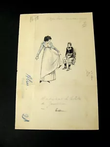 Giffey Dessin original "Napoléon amoureux" TBE - Picture 1 of 1