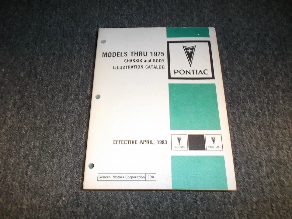 1967 Pontiac Tempest GTO LeMans Chassis Body Illustrations Parts Catalog Manual - Image 1 of 1