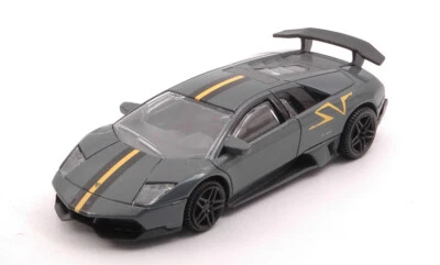 MODELLINO AUTO STATICO DIECAST LAMBORGHINI MURCIELAGO LP670-4 SV GRIGIO 1:43 - Immagine 1 di 4
