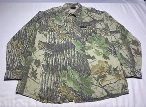 Vintage Mens FLINT RIVER L/S Button Up Vented Shooting Shirt Sz XXL Realtree USA - Picture 1 of 15