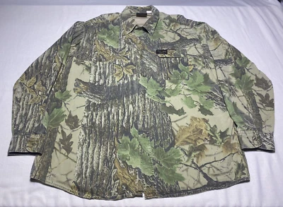 Vintage Mens FLINT RIVER L/S Button Up Vented Shooting Shirt Sz XXL Realtree USA - Image 1 of 4