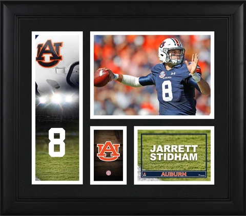 Jarrett Stidham Auburn Tigers Framed 15" x 17" Player Collage Cover