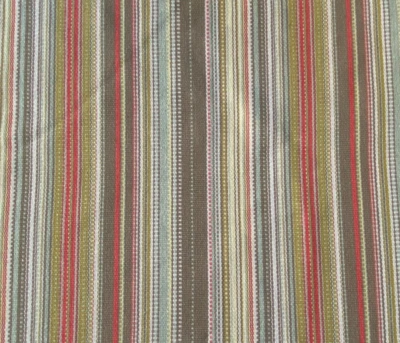 Kravet Multicolored Anthea Stripe Spring Fabric Remnant 24 x 24 - Image 1 of 3