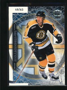 JOE THORNTON 1999/00 PACIFIC DYNAGON ICE PREMIERE DATE #49/63 (BV=$50) AF5181
