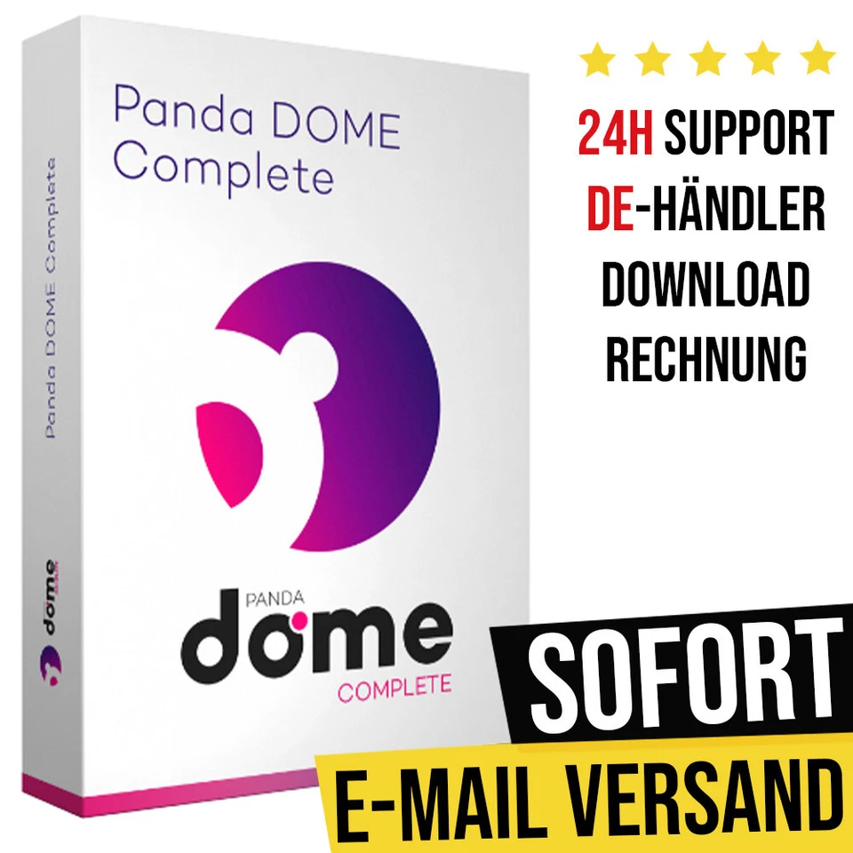 Panda Dome Complete 2025 | 1PC, 3PC, 5PC, 10PC,Unbegrenzte User | 1, 2, 3 Jahre - Bild 1 von 1