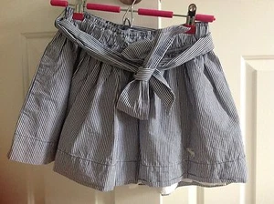 abercrombie kids girls skirt dark blue/white size XL - Picture 1 of 7