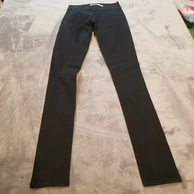 Pantalones de mezclilla Charley 5.0 para mujer talla 25 calce ajustado leggings tiro medio negros Foto 1 de 4