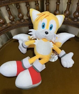 Tails Sonic The Hedgehog SEGA Joypolis Japan 14”  Plush x fighters - Picture 1 of 8