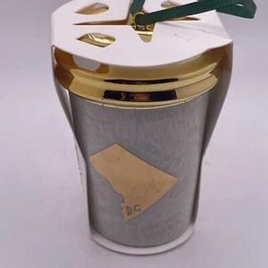 Starbucks Washington DC Navidad Adorno To Go Cup 2017 Colección Estatal Local - Imagen 1 de 5