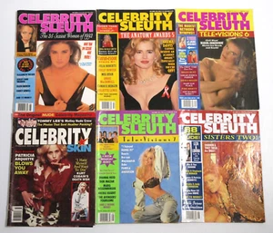 vintage CELEBRITY SLEUTH 1992-95 lot nudes Demi Moore Pamela Anderson - Picture 1 of 3