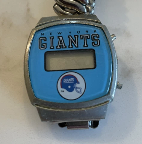 RARE Vintage New York Giants Digital Quartz Watch Cover