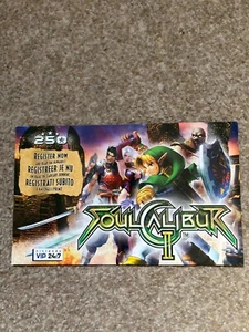 Soul Calibur II Nintendo Gamecube UK PAL Genuine ViP Points Unscratched - Picture 1 of 2