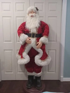 Gemmy 6 Foot Life Size Xmas Santa Claus Decrative Non Singing Or Dancing - Picture 1 of 18