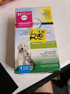 Febreze VACUUM FILTER BISSELL STYLE 1526 Extra Strength Pet Odor Eliminator New - Picture 1 of 5