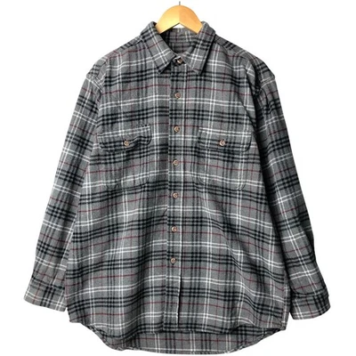 Used Field & Stream long-sleeved flannel check shirt size L men's - Image 1 of 4