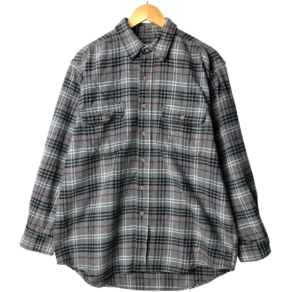 Used Field & Stream long-sleeved flannel check shirt size L men's - Image 1 of 4