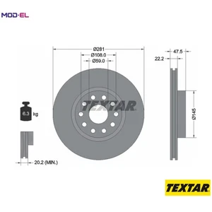 2x BRAKE DISC 92093800 FOR LANCIA 838 A4.000 2.0L 4cyl KAPPA 838A7.000 2.4L 5cyl - Picture 1 of 9