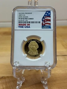 2007-S John Adams Presidential Dollar NGC PF69 Ultra Cameo 8135141-134 - Picture 1 of 2