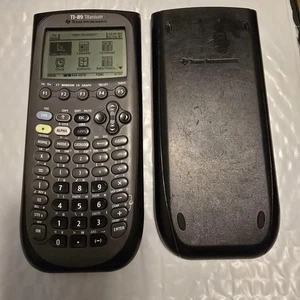 Working Texas Instruments TI-89 Titanium Calculator w/ Cover NU BATTERIES - Picture 1 of 4