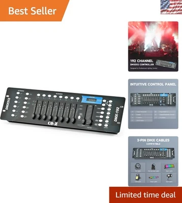 Compact 192 LED DMX Controller with Voice Control for Easy Lighting Automation - Image 1 of 4