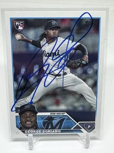 Actualización Topps 2023 RC #US266 Andrew Nardi Miami Marlins FIRMADO - Imagen 1 de 2
