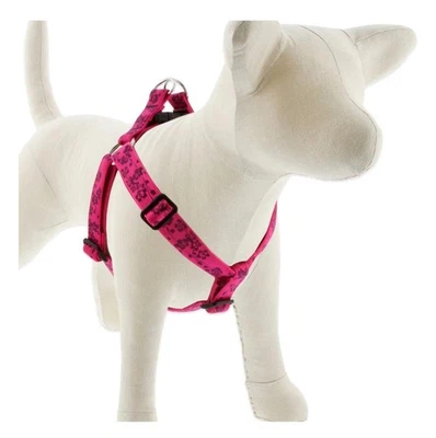 Arnés paso a paso de altramuz 24"-38" flor de ciruelo para perros grandes (DS 104 B1 TF31) Foto 1 de 4