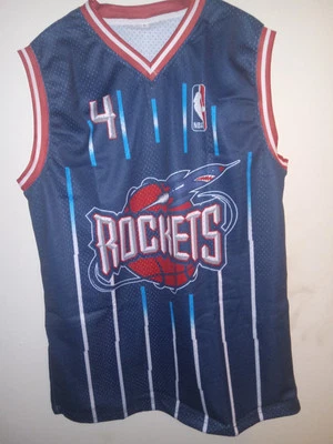 CAMISETA DE CARRETERA PERSONALIZADA DE LOS CHARLES BARKLEY ROCKETS TALLA GRANDE Foto 1 de 4