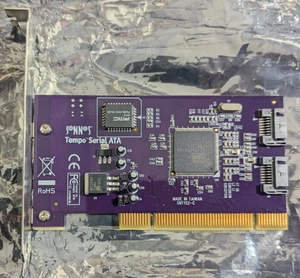 Sonnet Tempo Sata Serial ATA PCI Card for PowerMac G3 G4 Beige - Picture 1 of 5