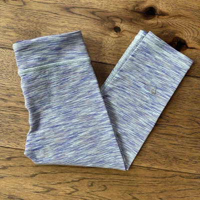 Ivivva by Lululemon Girls Leggings Size 8 Cropped Rythmic Purple - Image 1 of 4
