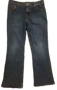 Boy’s Wrangler Classic Straight Jeans Size 14 Husky 26x24 Dark Wash - Picture 1 of 9