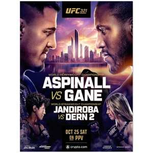 UFC 321 Fight Poster Aspinall vs Gane Oct 25 Abu Dhabi - Picture 1 of 4