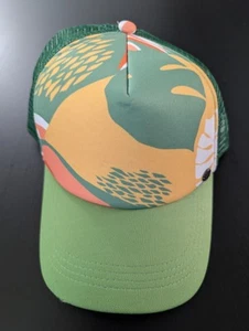 Women Roxy Mesh Trucker Snapback Hat Cap Green - Picture 1 of 5