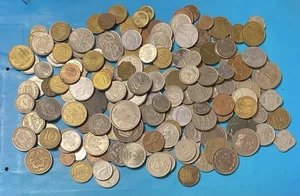 Foreign World Coins - 1.6 LB - 15+ Different Countries - 160 Coins - Picture 1 of 8
