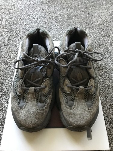 Taglia 10 Adidas Yeezy 500 Marrone Argilla