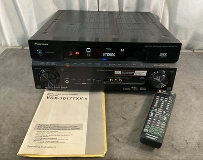 Pioneer VSX-1017TXV-K 7.1 Channel THX Receiver Bundle - Image 1 of 4