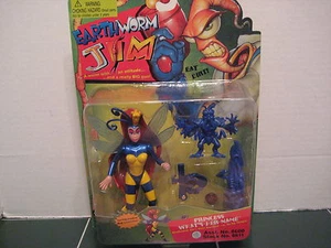 EarthWorm Jim Princess Whats Her Name Figure with Runt Zurb Guard - Picture 1 of 1