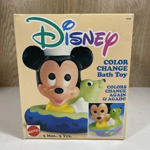 Juguete de baño Mickey Mouse Magic Baby 1989 Disney cambio de color sellado de fábrica - Imagen 1 de 7