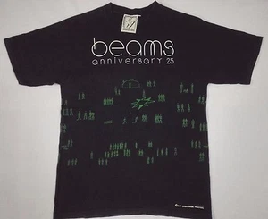 Camiseta BEAMS ANIVERSARIO 25 MARCA DE DERECHOS DE AUTOR GONZALES MG Diseñador de Arte Skate Punk - Imagen 1 de 10
