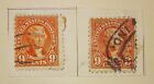 US Postage Scott #641, Thomas Jefferson, 9 Cent, Orange Red