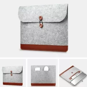 Wollfilz Laptop tasche Ärmel Universal Notebook-Taschen Tablet-Schutz beutel - Bild 1 von 15