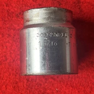 CORNWELL T3142 SHALLOW SOCKET 1-5/16", 1/2" DRIVE, 12 POINT - USA (t79) - Bild 1 von 8