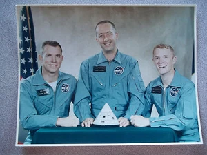Vintage NASA #rd Apollo 9 Crew Photo w/Scott/McDivitt/Schweickart - Bild 1 von 2