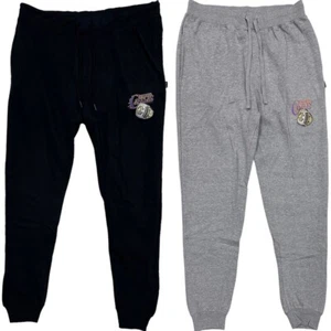 Crooks & Castles Men's Los Angeles Champion Ring Jogger Sweatpants in Black - Picture 1 of 7